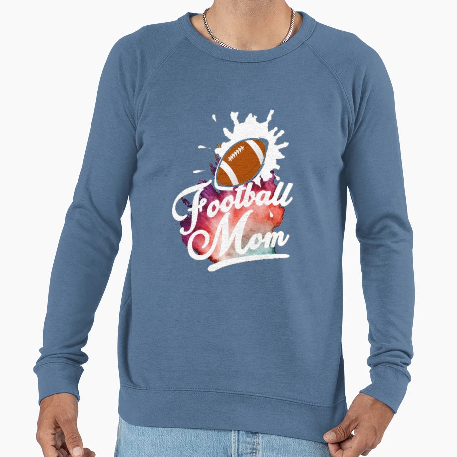 Football Mom Sweatshirt - Novelty Apparel Unisex - T-Shirt, Sweatshirt, Hoodie
