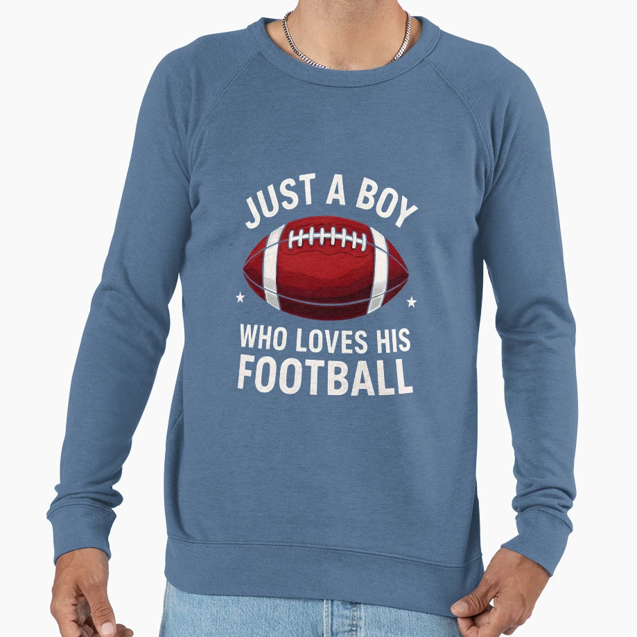 Just Who Loves Football Funny Sports T-Shirt - Streetwear Style Men Women - T-Shirt, Sweatshirt, Hoodie