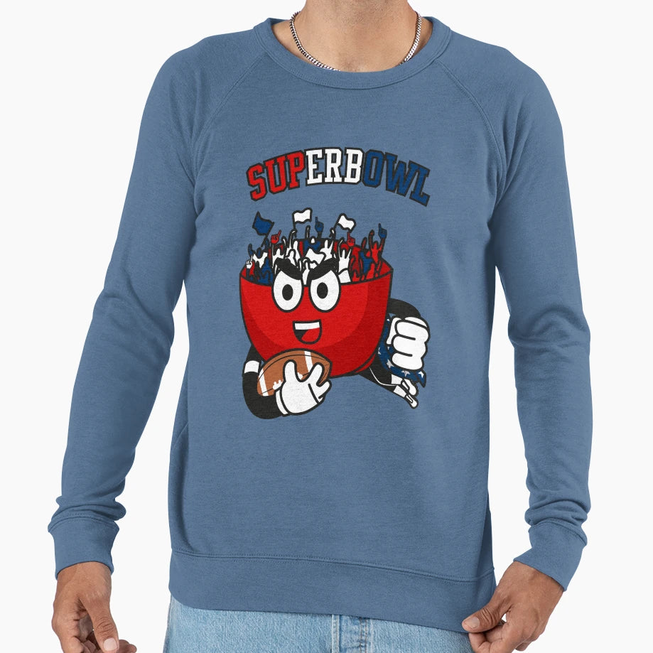 Super Bowl Football Sweatshirt - Aesthetic Graphic Unisex - T-Shirt, Sweatshirt, Hoodie
