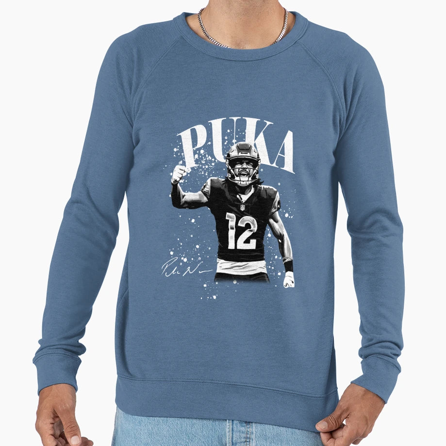 Puka Nacua Breached Art Sweatshirt - Graphic Print Unisex - T-Shirt, Sweatshirt, Hoodie