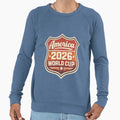 America 2026 World Cup Route 66 Sweatshirt - Fun Novelty Design Men Women - T-Shirt, Sweatshirt, Hoodie