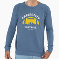 Football Fans Est 196 Old Kansas Sweatshirt - Custom Art Print Men Women - T-Shirt, Sweatshirt, Hoodie