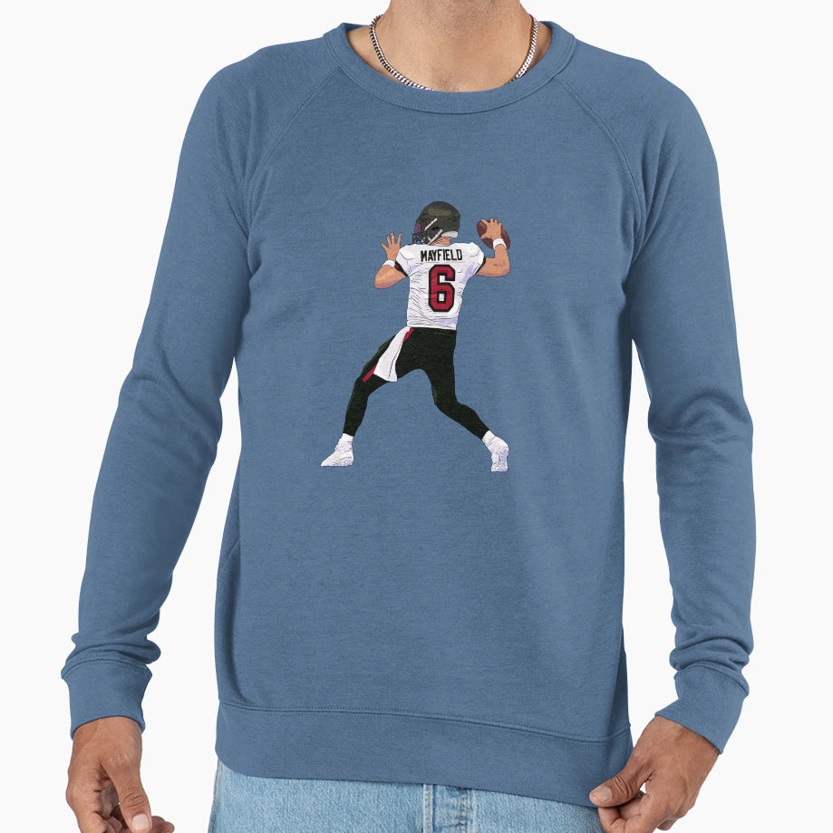Baker Mayfield Celebrating Tampa Bay Sweatshirt - Graphic Print Unisex - T-Shirt, Sweatshirt, Hoodie