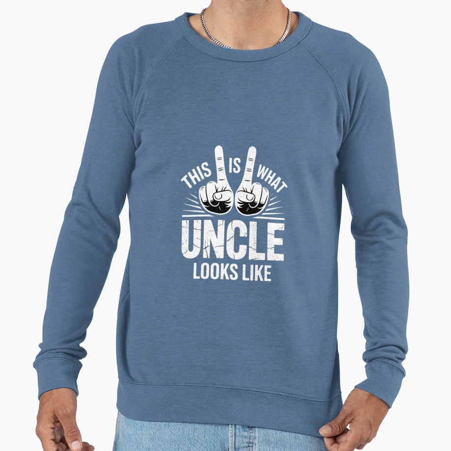 Worlds Greatest Uncle Best Uncle Sweatshirt - Custom Art Print Men Women - T-Shirt, Sweatshirt, Hoodie