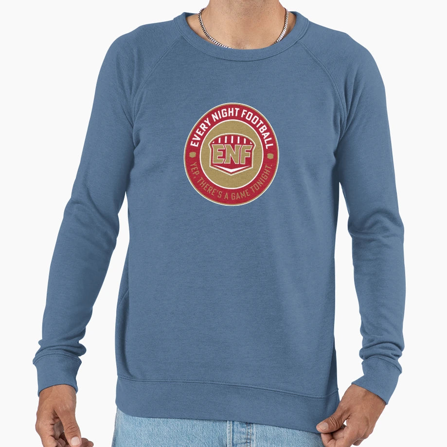 Every Night Football Circular Sweatshirt - Aesthetic Graphic Men Women - T-Shirt, Sweatshirt, Hoodie