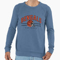 B Football Sweatshirt - Aesthetic Graphic Men Women - T-Shirt, Sweatshirt, Hoodie