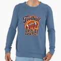 Football Dad Flaming Football Sweatshirt - Novelty Apparel Unisex - T-Shirt, Sweatshirt, Hoodie