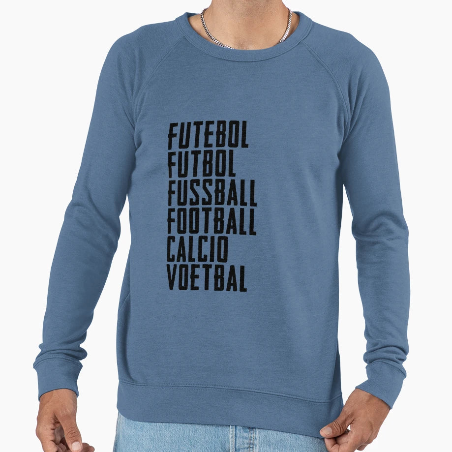 Football Fan Sweatshirt - Minimalist Print for Adults - T-Shirt, Sweatshirt, Hoodie