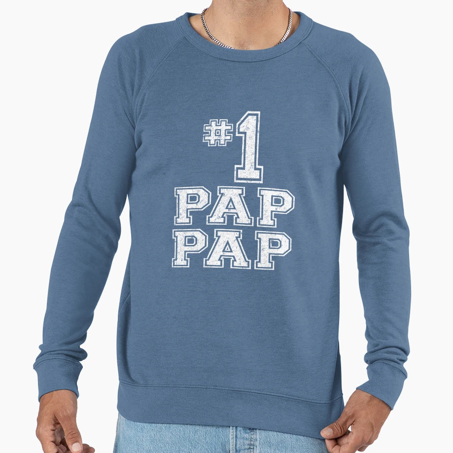 1 Pap Pap Fathers Day Birthday Gift Sweatshirt - Trendy Graphic Unisex - T-Shirt, Sweatshirt, Hoodie