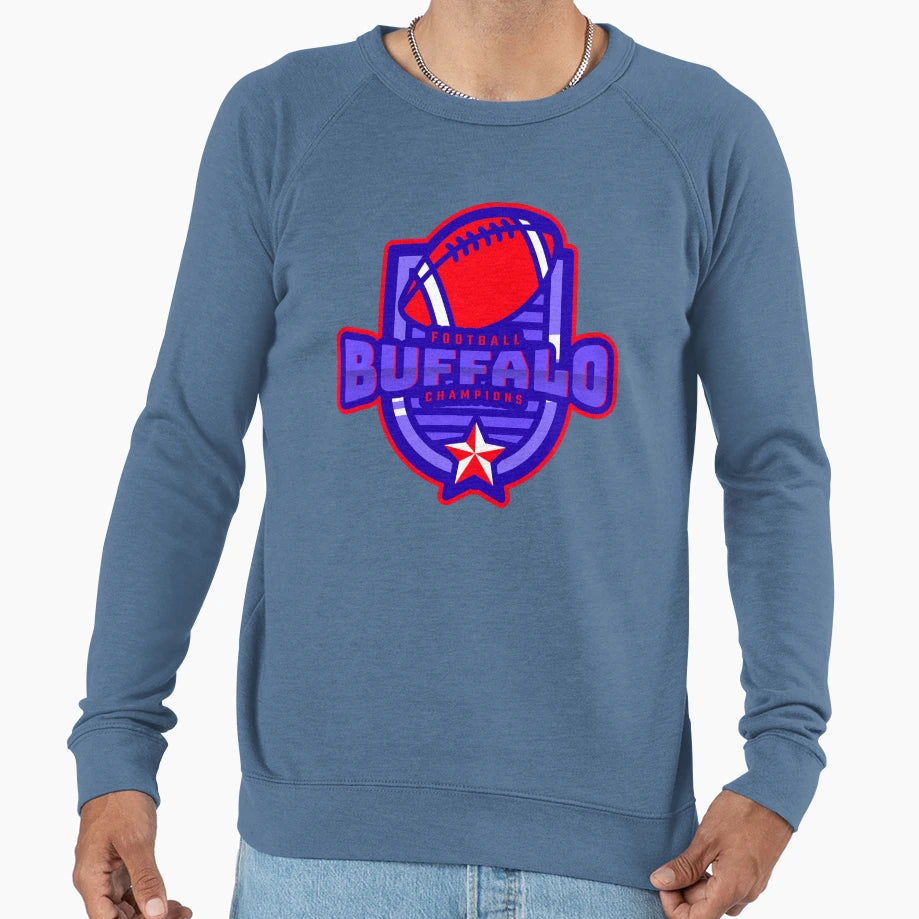 Buffalo Football Champions Upstate New Sweatshirt - Unique Graphic Unisex - T-Shirt, Sweatshirt, Hoodie