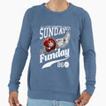 Sunday Funday Sports Wings Sweatshirt - Unique Graphic for Adults - T-Shirt, Sweatshirt, Hoodie