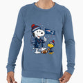 Supporter New England Patriots Snoopy Sweatshirt - Custom Art Print Unisex - T-Shirt, Sweatshirt, Hoodie