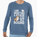 Confused Drafting Kicker Fantasy Sweatshirt - Unique Graphic Unisex - T-Shirt, Sweatshirt, Hoodie
