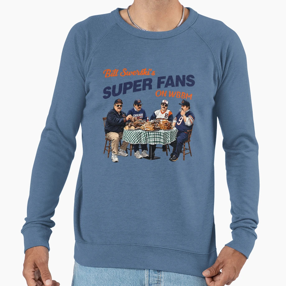 Bill Swerskis Super Fans Sweatshirt - Custom Art Print for Adults - T-Shirt, Sweatshirt, Hoodie