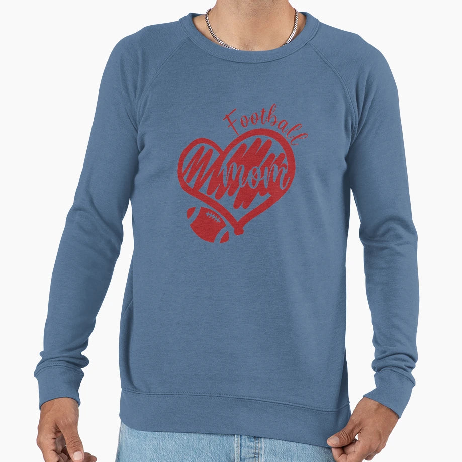 Football Mom Sweatshirt - Aesthetic Graphic Unisex - T-Shirt, Sweatshirt, Hoodie