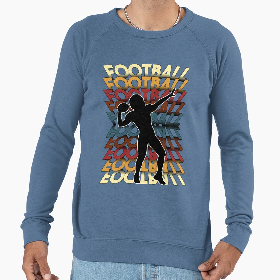 Football Season Fan Fall Colors Sweatshirt - Unique Graphic for Adults - T-Shirt, Sweatshirt, Hoodie