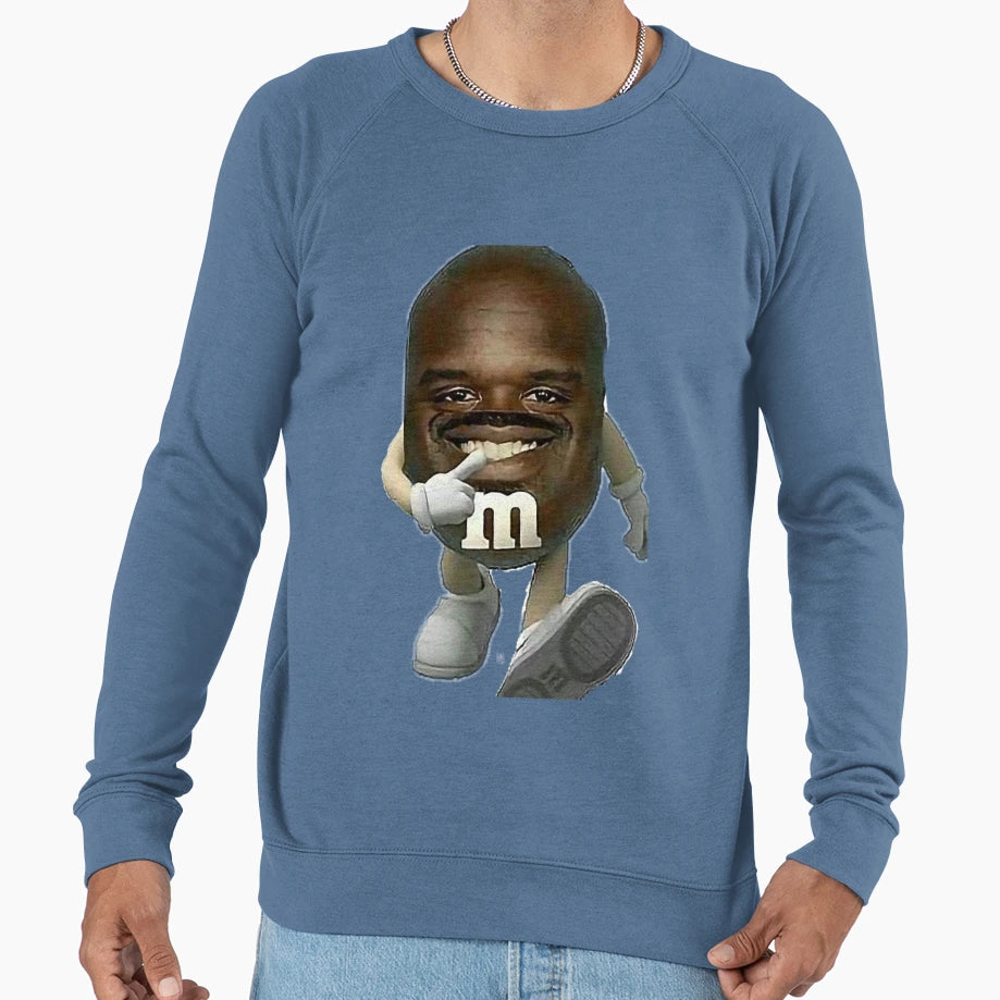 Shaq Meme Sweatshirt - Minimalist Print Men Women - T-Shirt, Sweatshirt, Hoodie