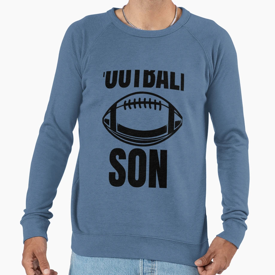 American Football Son Fan Game Day Sport T-Shirt - Streetwear Style Unisex - T-Shirt, Sweatshirt, Hoodie