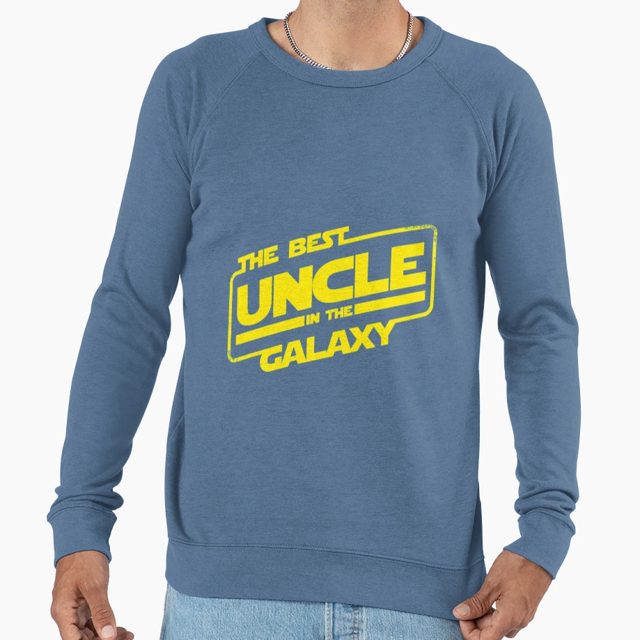 Uncle Best Uncle Galaxy Sweatshirt - Custom Art Print Men Women - T-Shirt, Sweatshirt, Hoodie