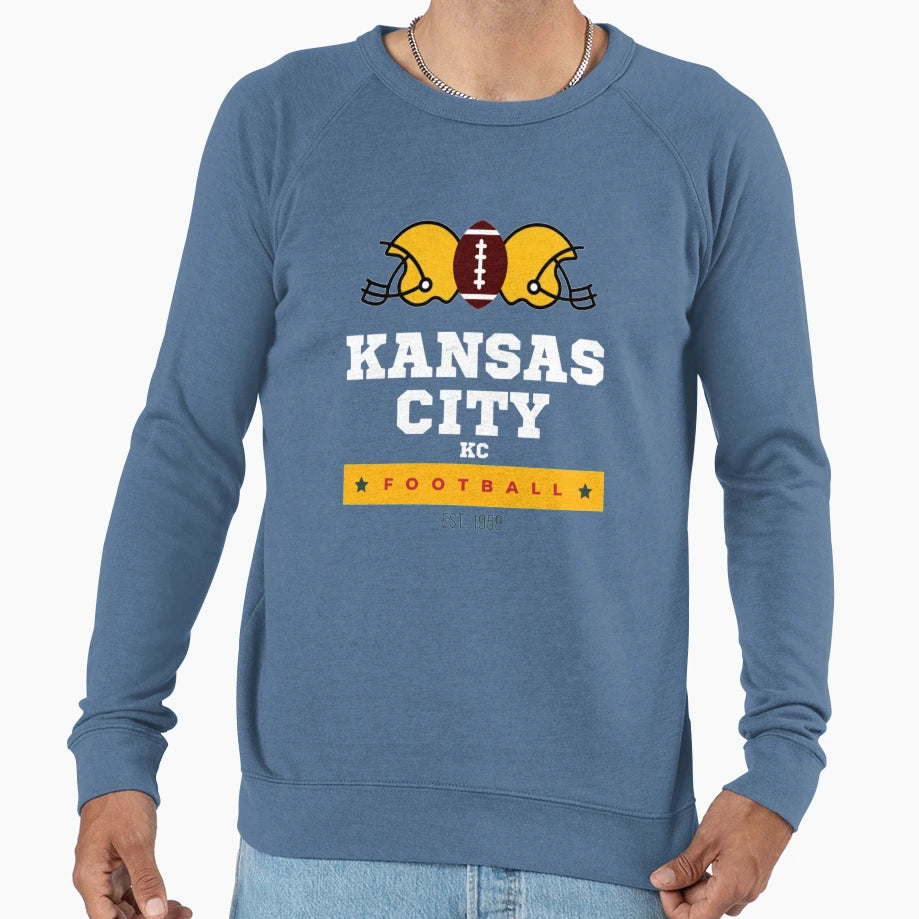 Kansas City Football Sweatshirt - Casual Everyday Wear for Adults - T-Shirt, Sweatshirt, Hoodie