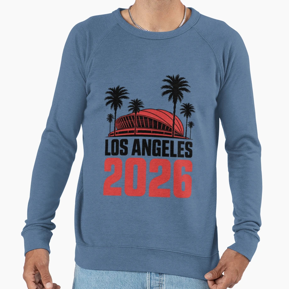 Los Angeles 2026 Palm Tree Sunset V23 T-Shirt - Graphic Print Men Women - T-Shirt, Sweatshirt, Hoodie
