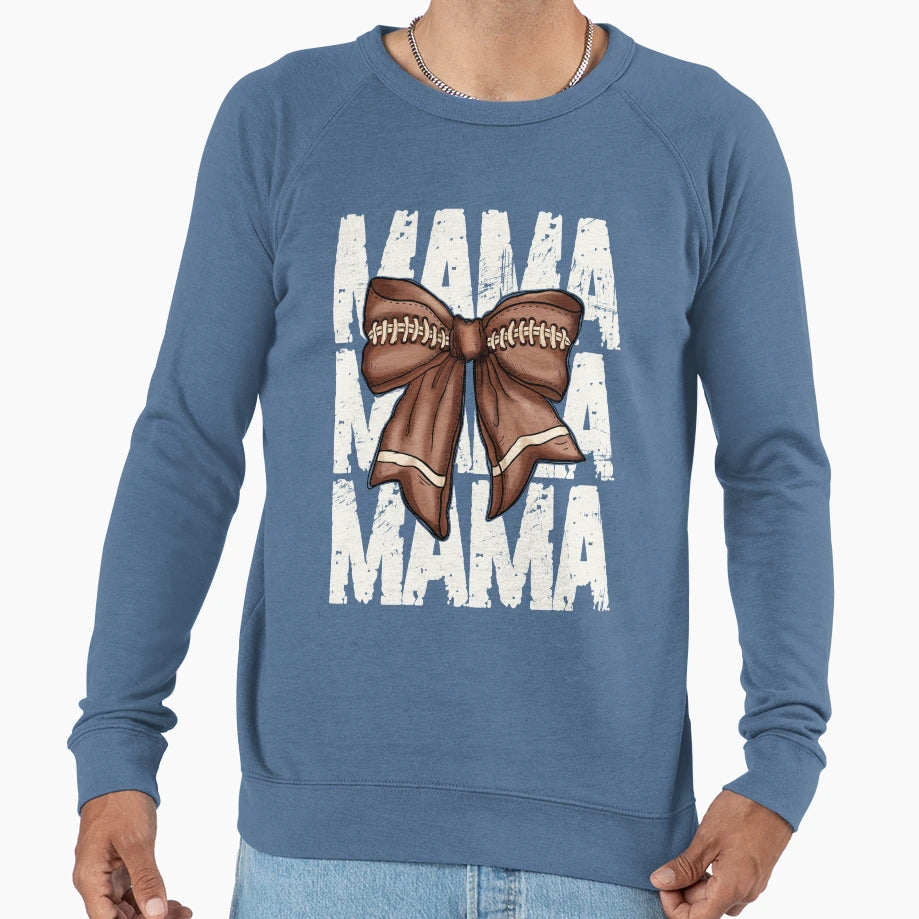 Coquette Football Mama Sweatshirt - Aesthetic Graphic Unisex - T-Shirt, Sweatshirt, Hoodie