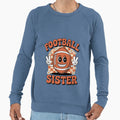 Womens Coquette Bow Football Sweatshirt - Custom Art Print Men Women - T-Shirt, Sweatshirt, Hoodie