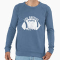 Los Angeles Skyline Football Fan Sweatshirt - Aesthetic Graphic for Adults - T-Shirt, Sweatshirt, Hoodie