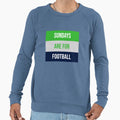 Sundays Are Football Sweatshirt - Trendy Graphic for Adults - T-Shirt, Sweatshirt, Hoodie