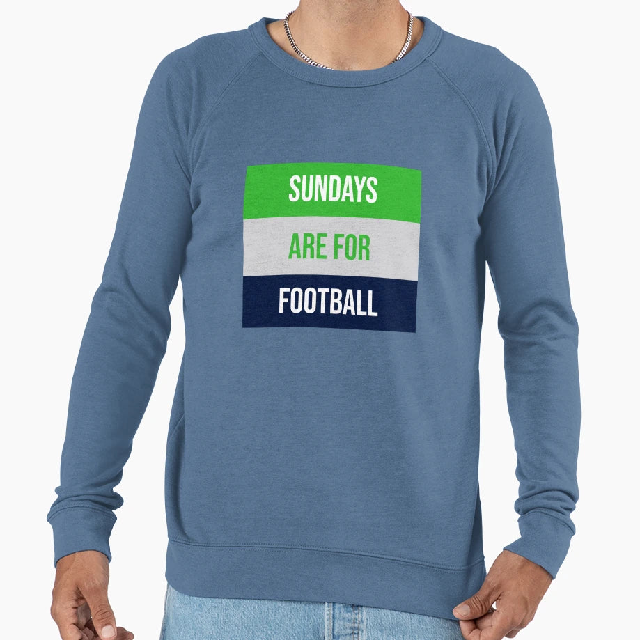Sundays Are Football Sweatshirt - Trendy Graphic for Adults - T-Shirt, Sweatshirt, Hoodie