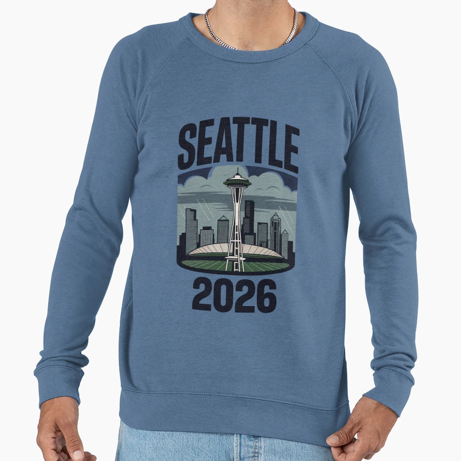 Seattle 2026 Space Needle Stadium T-Shirt - Graphic Print Men Women - T-Shirt, Sweatshirt, Hoodie