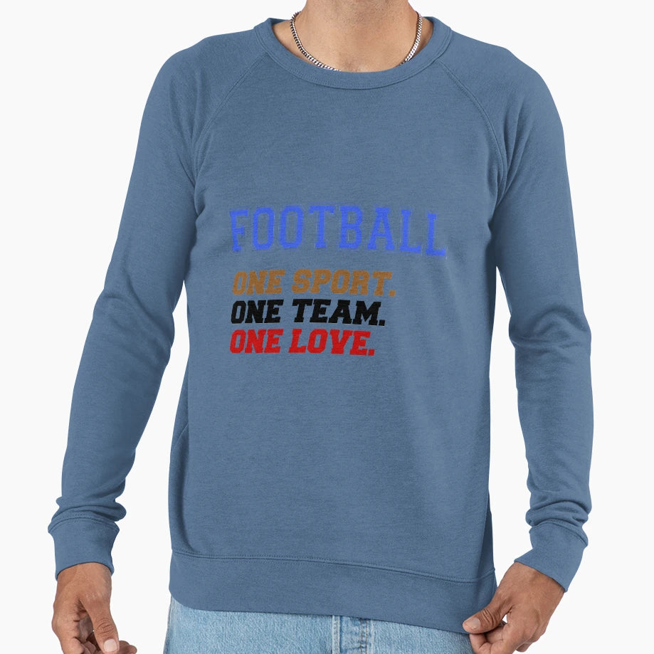 Football One Sport Team Love Fan T-Shirt - Unique Graphic for Adults - T-Shirt, Sweatshirt, Hoodie