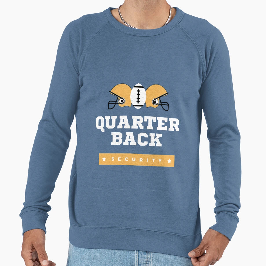 Quarterback Security Sweatshirt - Graphic Print Unisex - T-Shirt, Sweatshirt, Hoodie