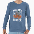 Football Sister Cherry Coquette Bow Sweatshirt - Trendy Graphic Unisex - T-Shirt, Sweatshirt, Hoodie