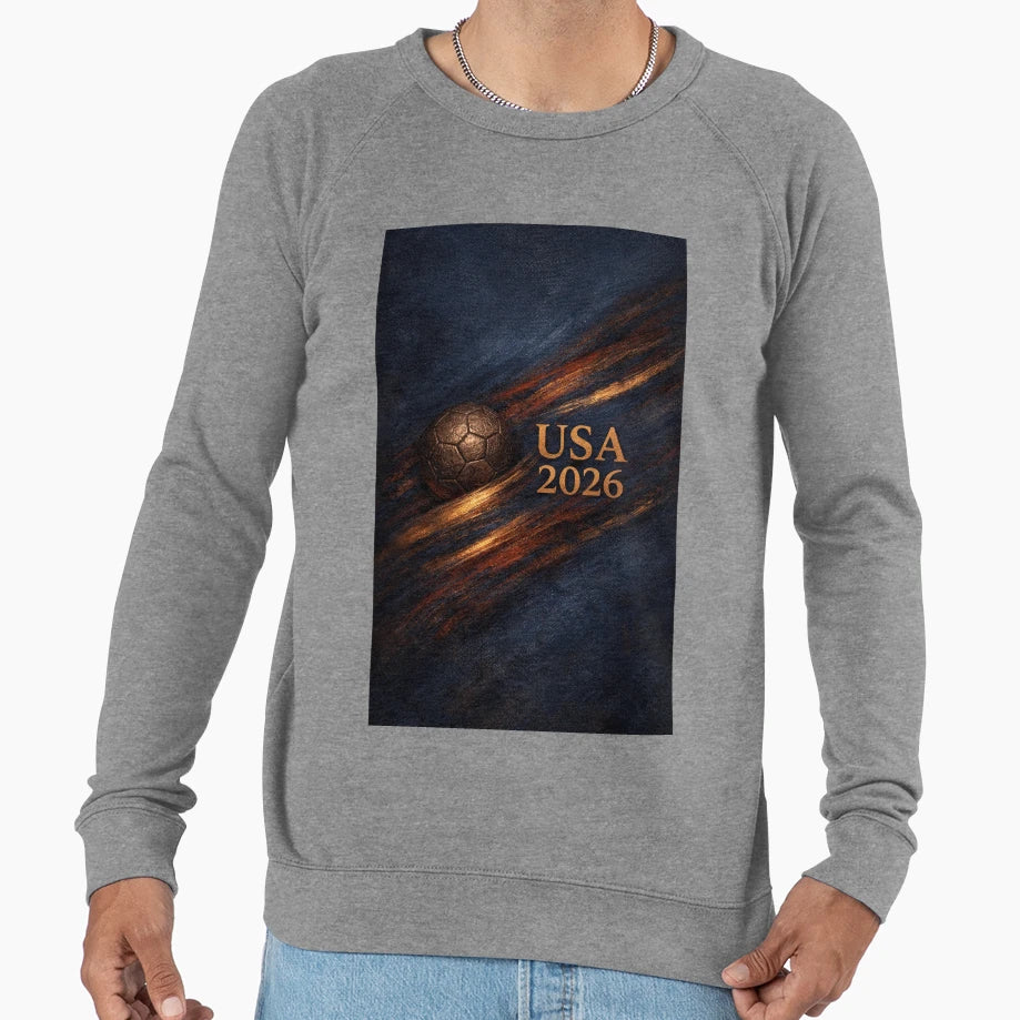 Usa 2026 Soccer Fans Inspired Sweatshirt - Graphic Print Men Women - T-Shirt, Sweatshirt, Hoodie