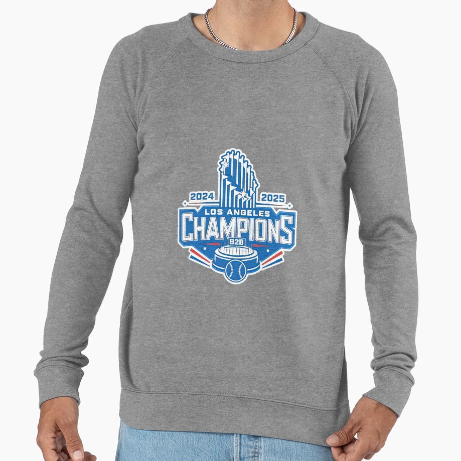 Los Angeles Baseball Champions 2025 Sweatshirt - Custom Art Print Men Women - T-Shirt, Sweatshirt, Hoodie