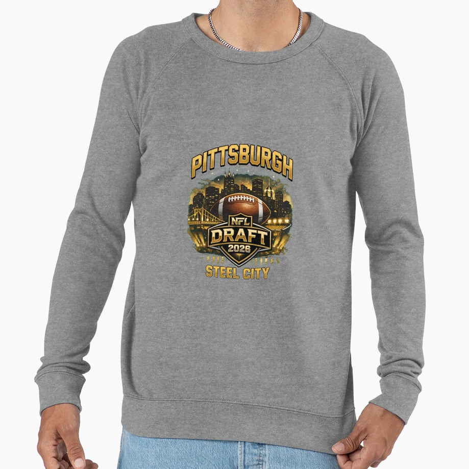 City Skyline Draft Event Sweatshirt - Aesthetic Graphic for Adults - T-Shirt, Sweatshirt, Hoodie