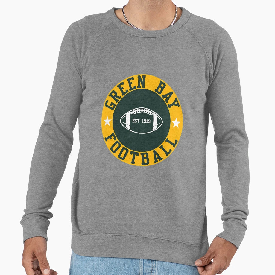 Green Bay Football Sweatshirt - Custom Art Print Men Women - T-Shirt, Sweatshirt, Hoodie