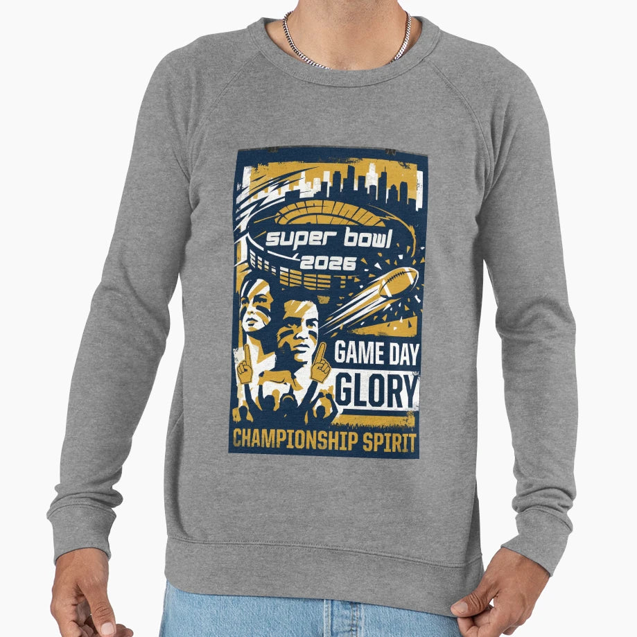 Game Day Glory Sweatshirt - Casual Everyday Wear for Adults - T-Shirt, Sweatshirt, Hoodie
