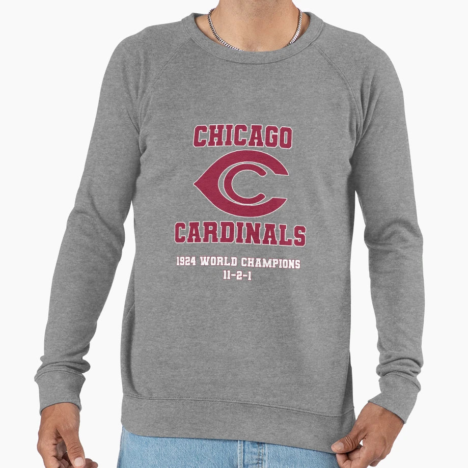 Chicago Cardinals 1924 World Champs Sweatshirt - Novelty Apparel Unisex - T-Shirt, Sweatshirt, Hoodie