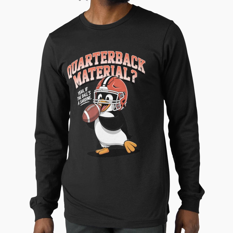 Rugby Penguin Love Penguins Enjoy T-Shirt - Custom Art Print for Adults - T-Shirt, Sweatshirt, Hoodie
