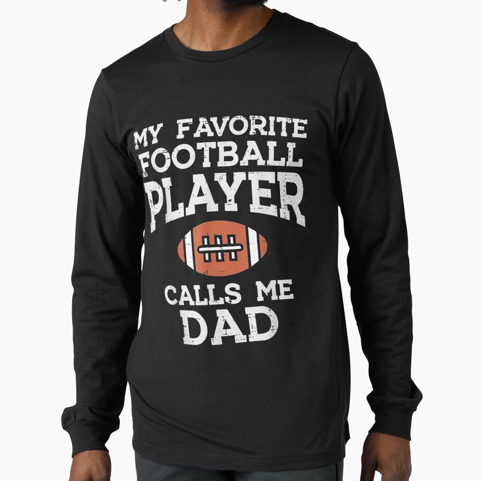 Favorite Player Dad Fathers Day Daddy T-Shirt - Trendy Graphic Men Women - T-Shirt, Sweatshirt, Hoodie
