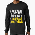 Lineman Easy Life Offensive Defensive T-Shirt - Trendy Graphic for Adults - T-Shirt, Sweatshirt, Hoodie