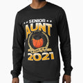 Senior Aunt Class 2021 Basketball T-Shirt - Novelty Apparel for Adults - T-Shirt, Sweatshirt, Hoodie