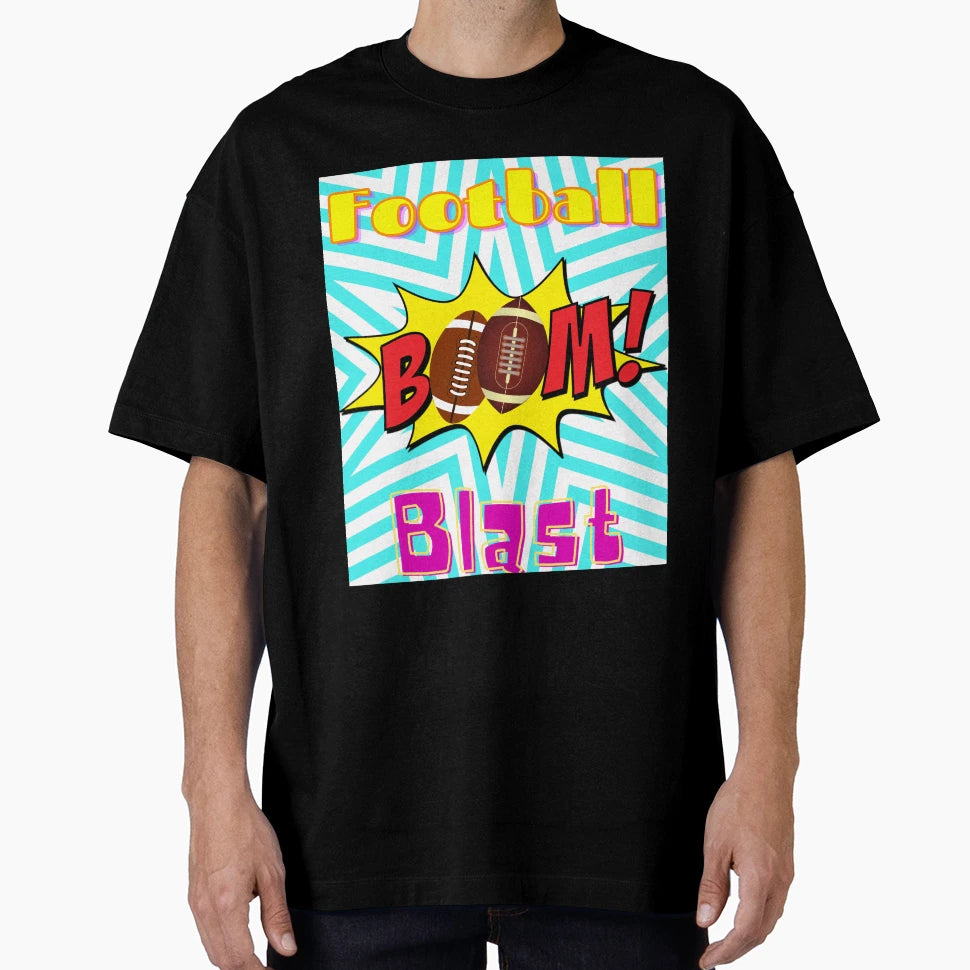 Football Blast T-Shirt - Novelty Apparel Unisex - T-Shirt, Sweatshirt, Hoodie