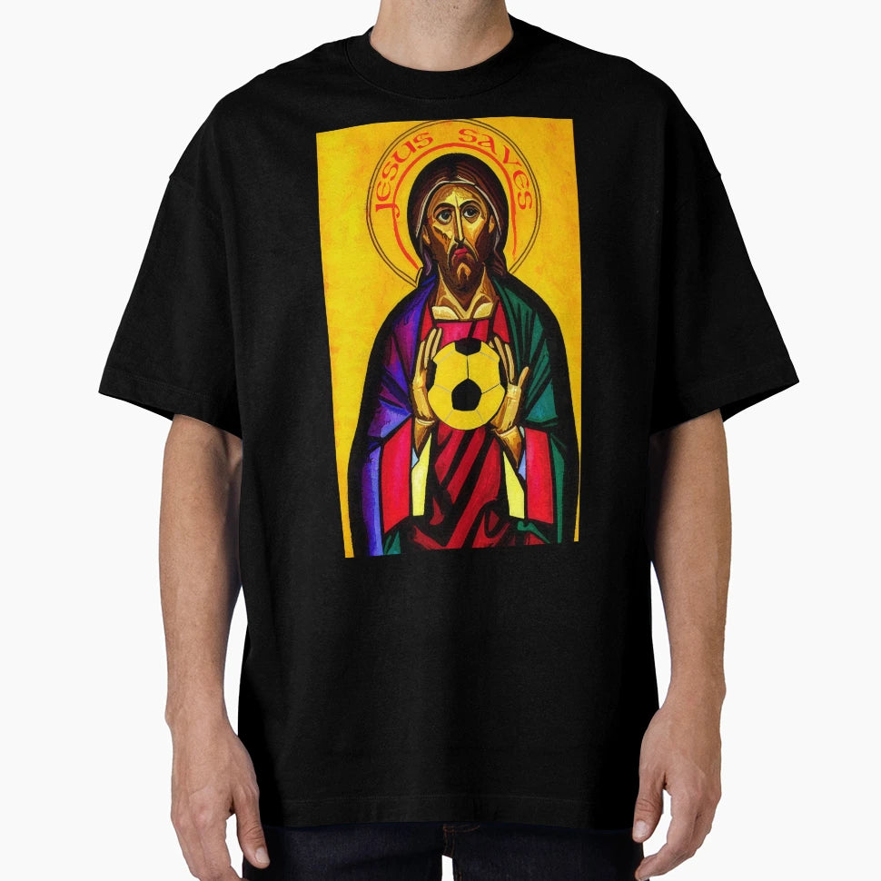 Jesus Saves Goal 04 T-Shirt - Aesthetic Graphic for Adults - T-Shirt, Sweatshirt, Hoodie