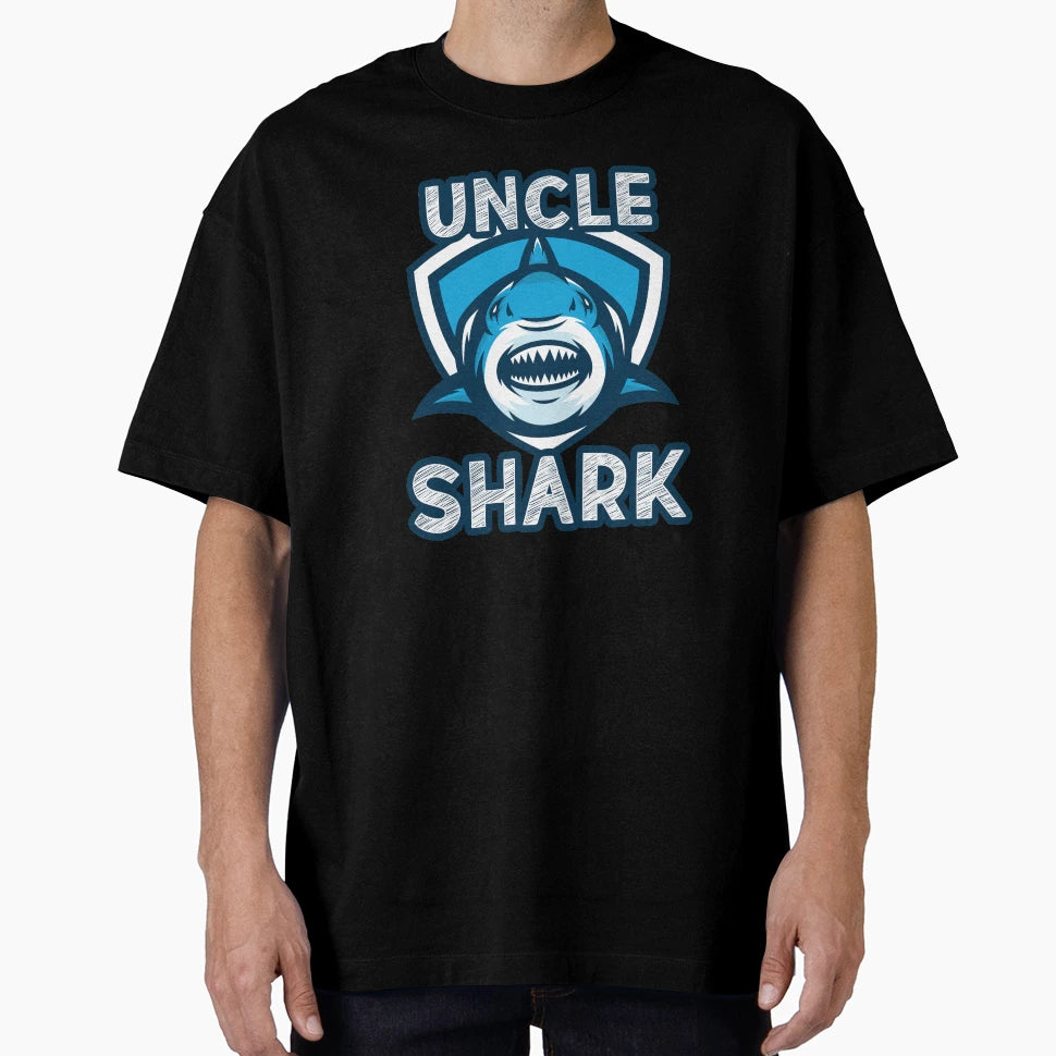 Uncle Shark T-Shirt - Graphic Print Unisex - T-Shirt, Sweatshirt, Hoodie