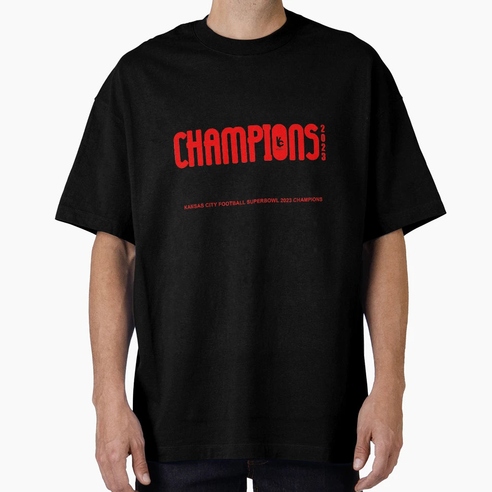 Kansas City Football Champs T-Shirt - Aesthetic Graphic Unisex - T-Shirt, Sweatshirt, Hoodie