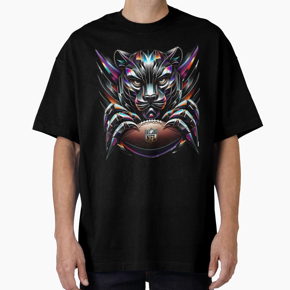 Black Tiger Nfl Fan Art T-Shirt - Graphic Print Men Women - T-Shirt, Sweatshirt, Hoodie