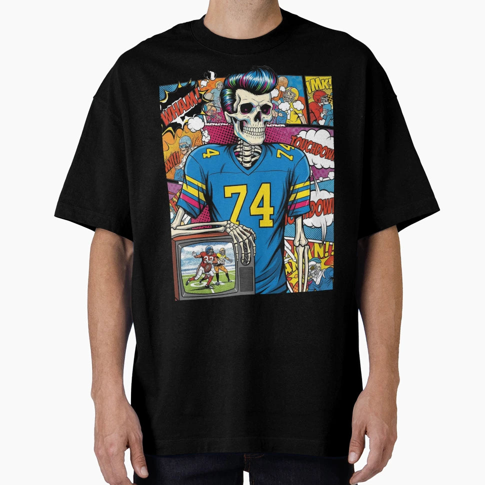 Dying To Watch Football T-Shirt - Trendy Graphic for Adults - T-Shirt, Sweatshirt, Hoodie